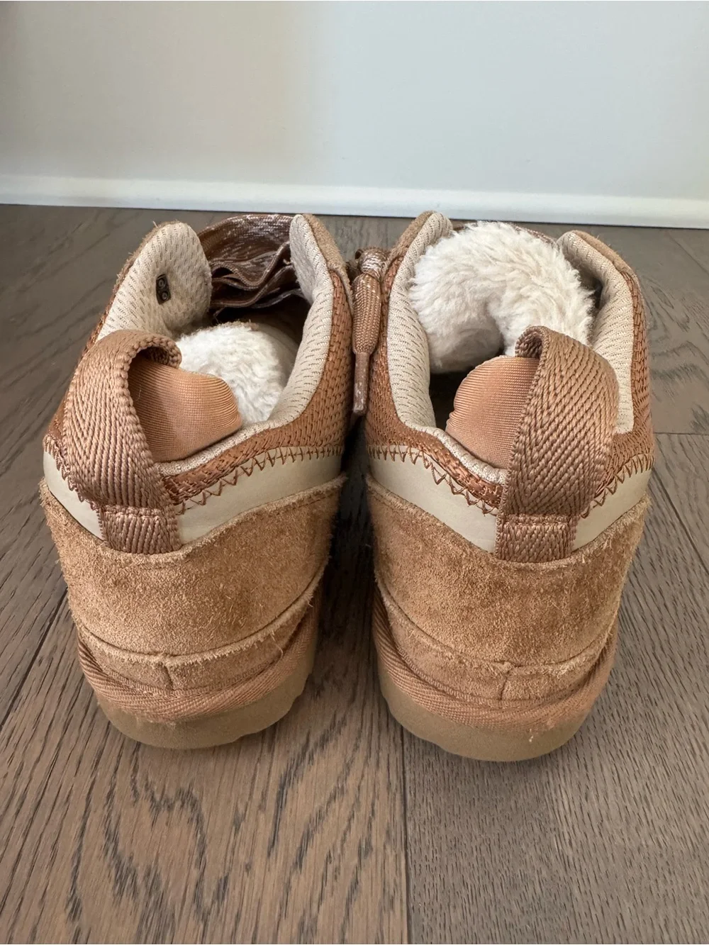 UGG fuzzy boots size 6